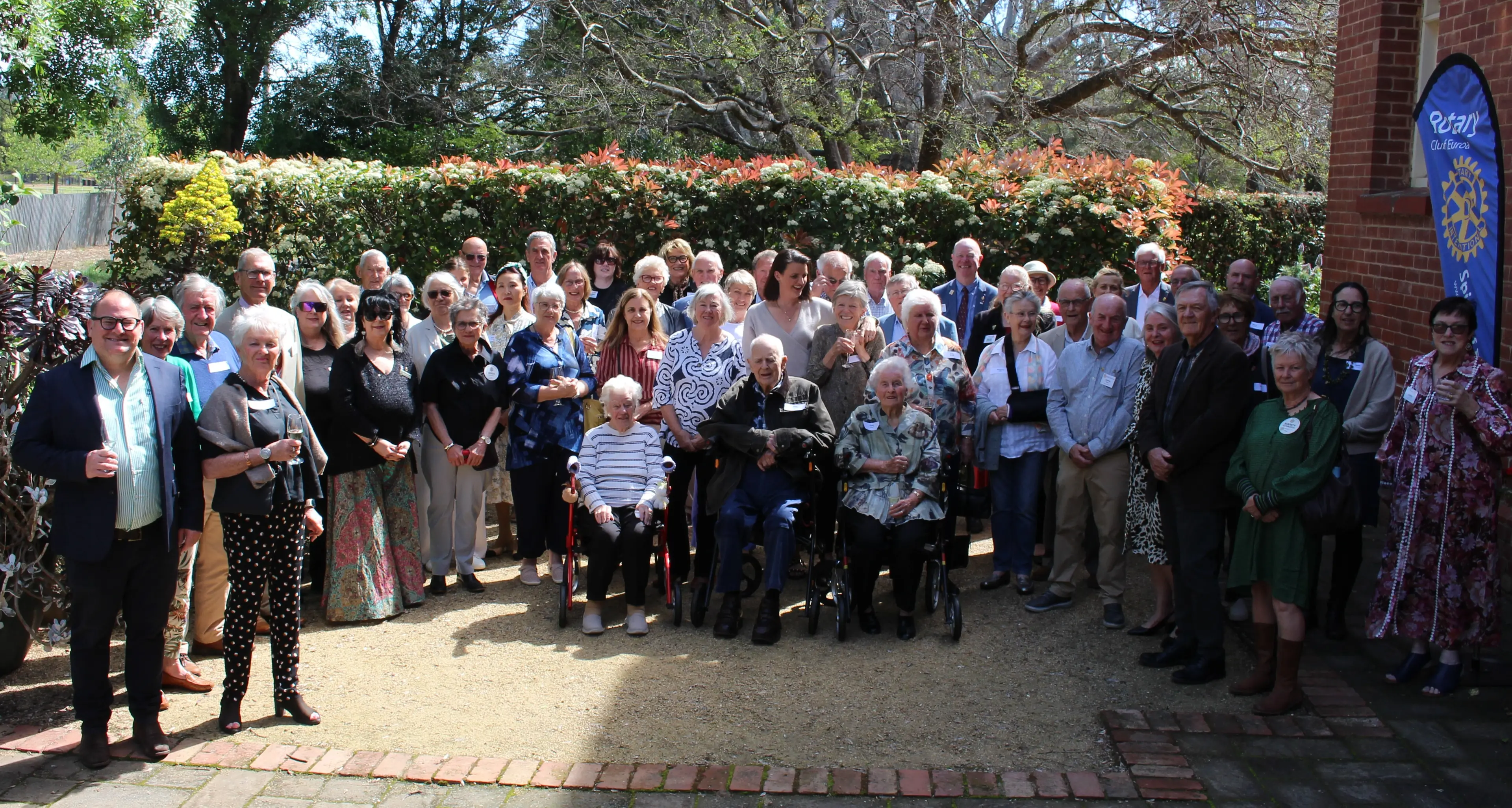 Rotary turns 80