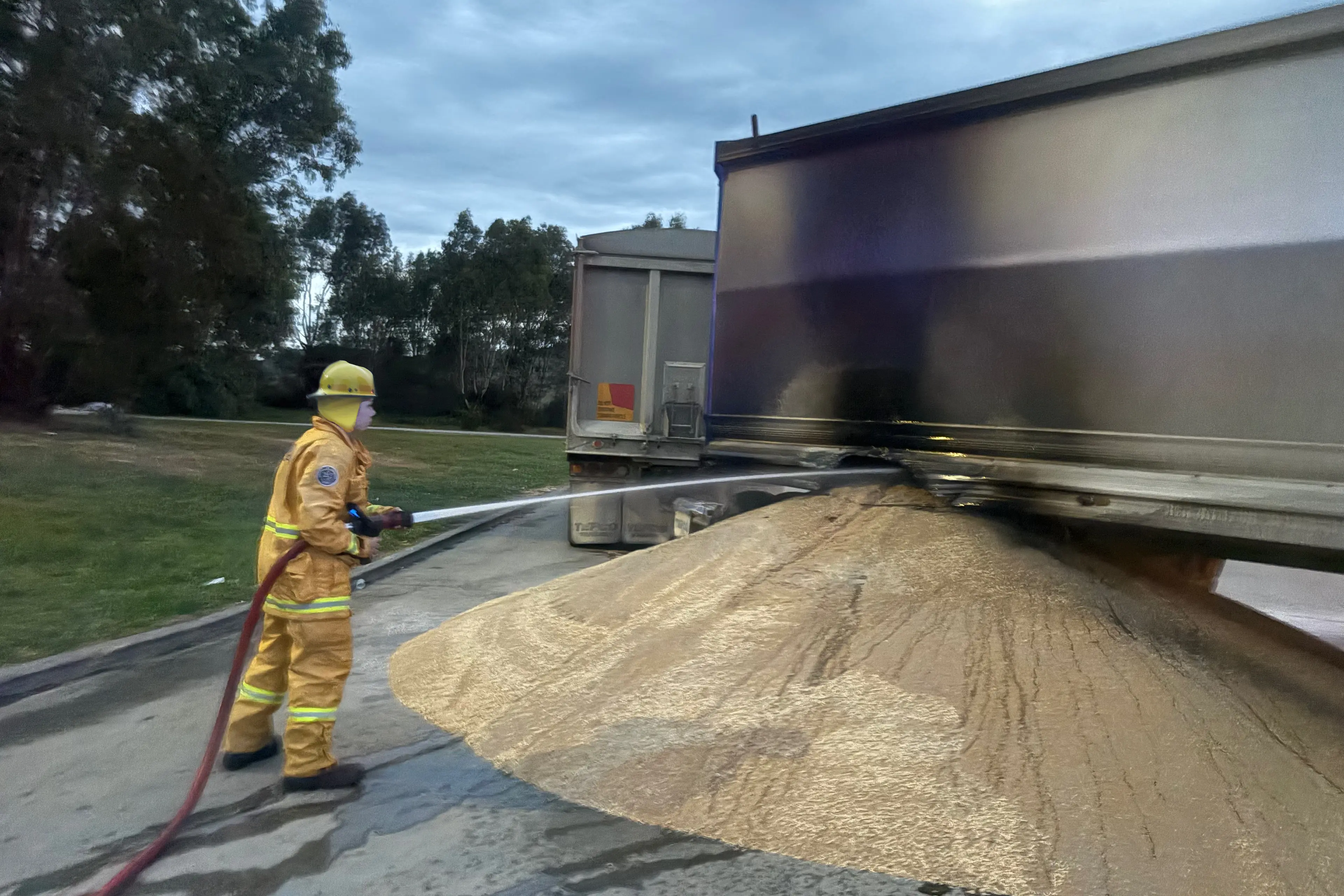Young guns put out local fire