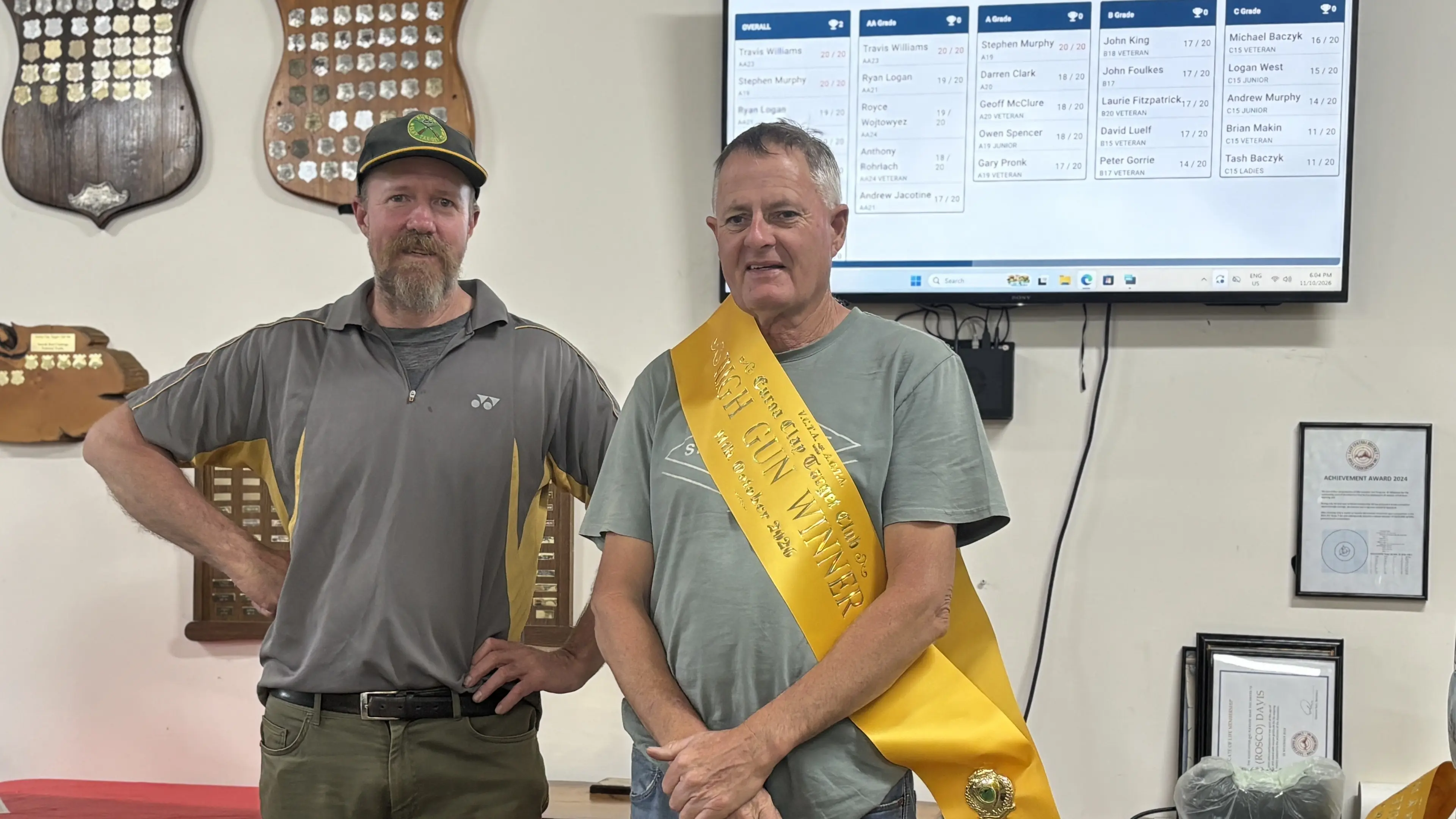 Golden performances at Euroa Clay Target Club