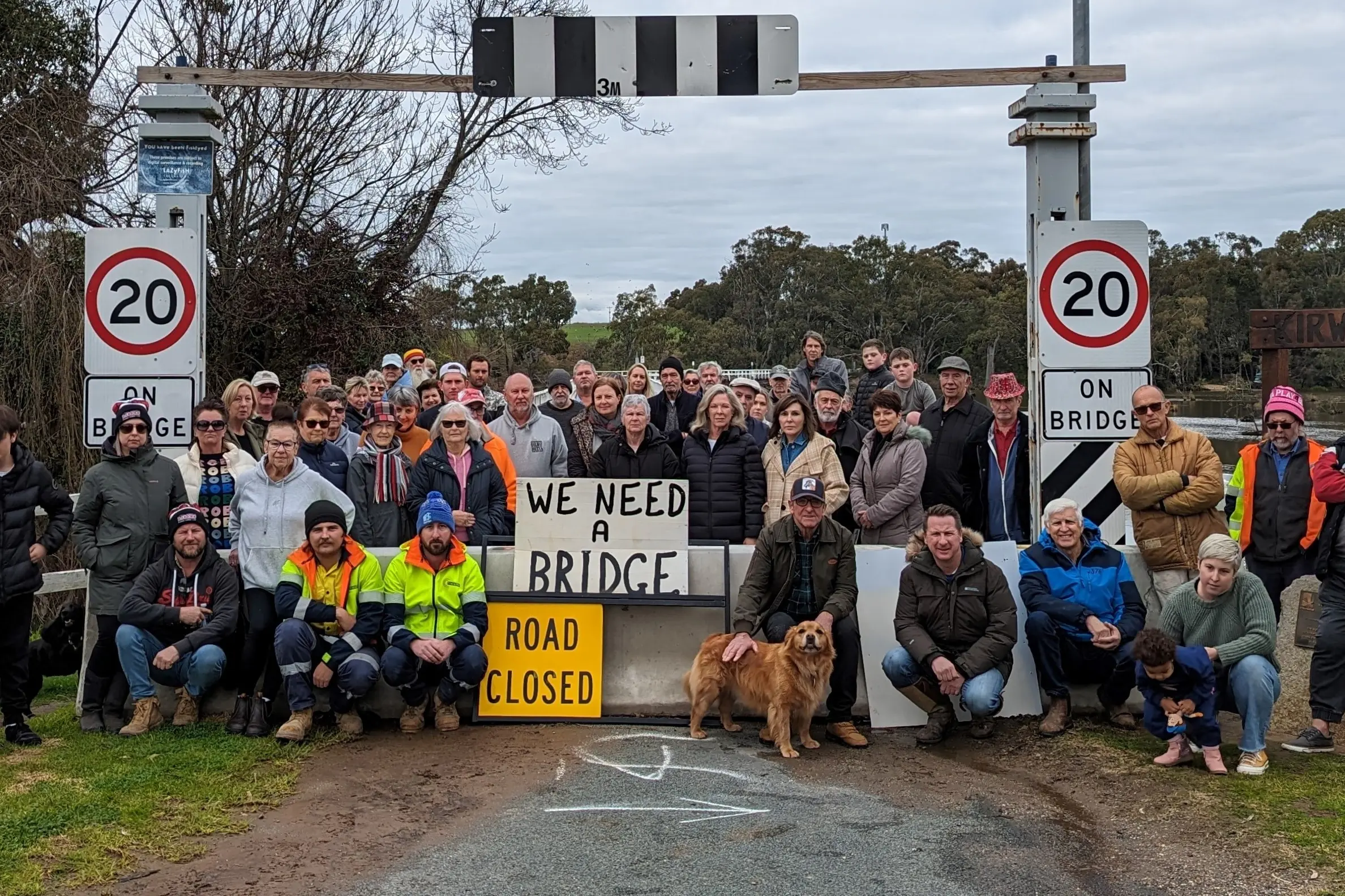 <p>GROUP EFFORT OPENS FUTURE: A 16-year campaign to reopen Kirwans Bridge, including this April 2023 turnout of locals, will soon bear fruit after $4 million of federal money was secured last week.</p>\\n
