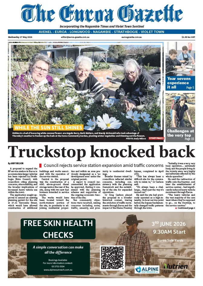 Euroa Gazette - Wednesday, May 27, 2026