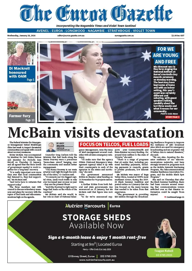 Euroa Gazette - Wednesday, January 28, 2026