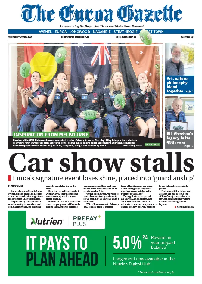 Euroa Gazette - Wednesday, May 20, 2026