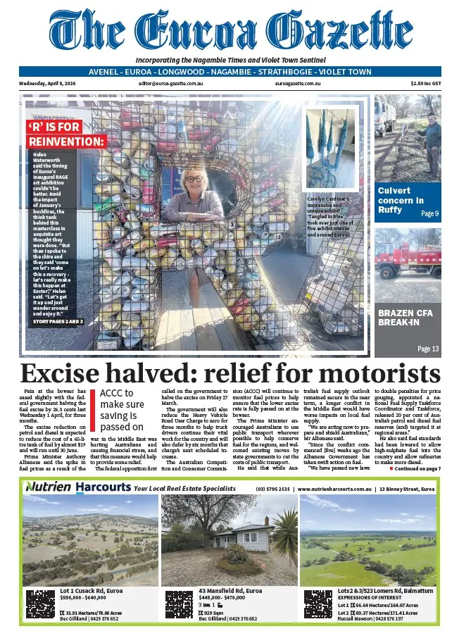 Euroa Gazette - Wednesday, April 8, 2026