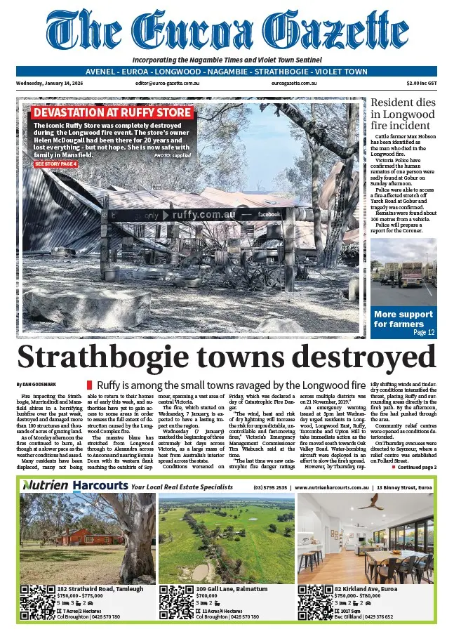 Euroa Gazette - Wednesday, January 14, 2026