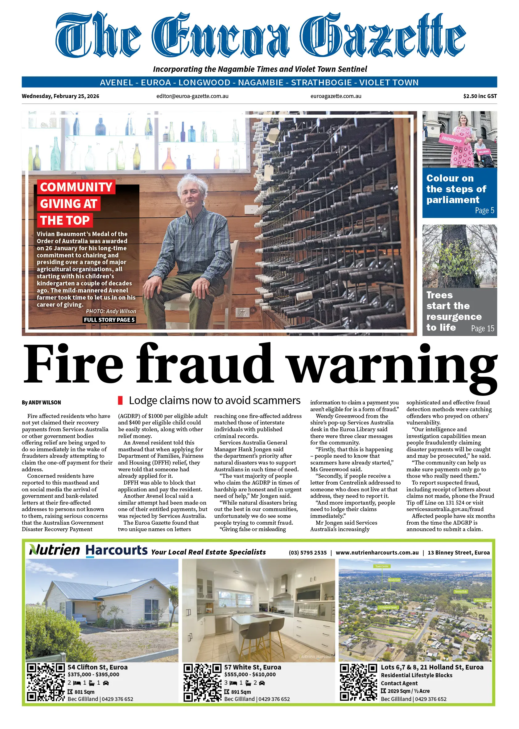 Euroa Gazette, Wednesday, February 25, 2026