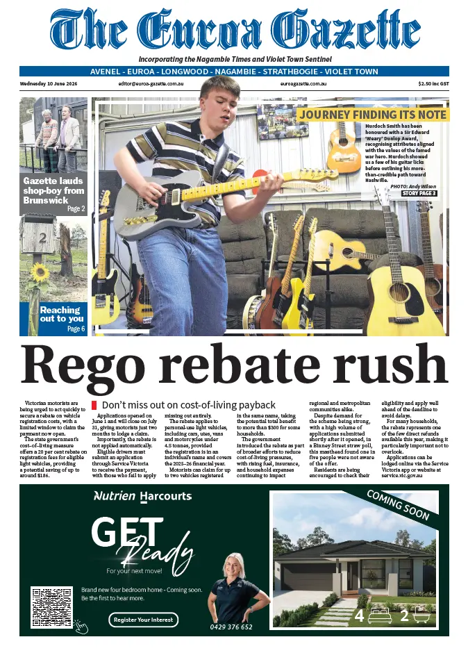 Euroa Gazette - Wednesday, June 10, 2026