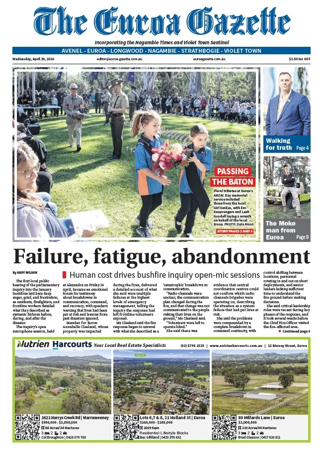 Euroa Gazette - Wednesday, April 29, 2026
