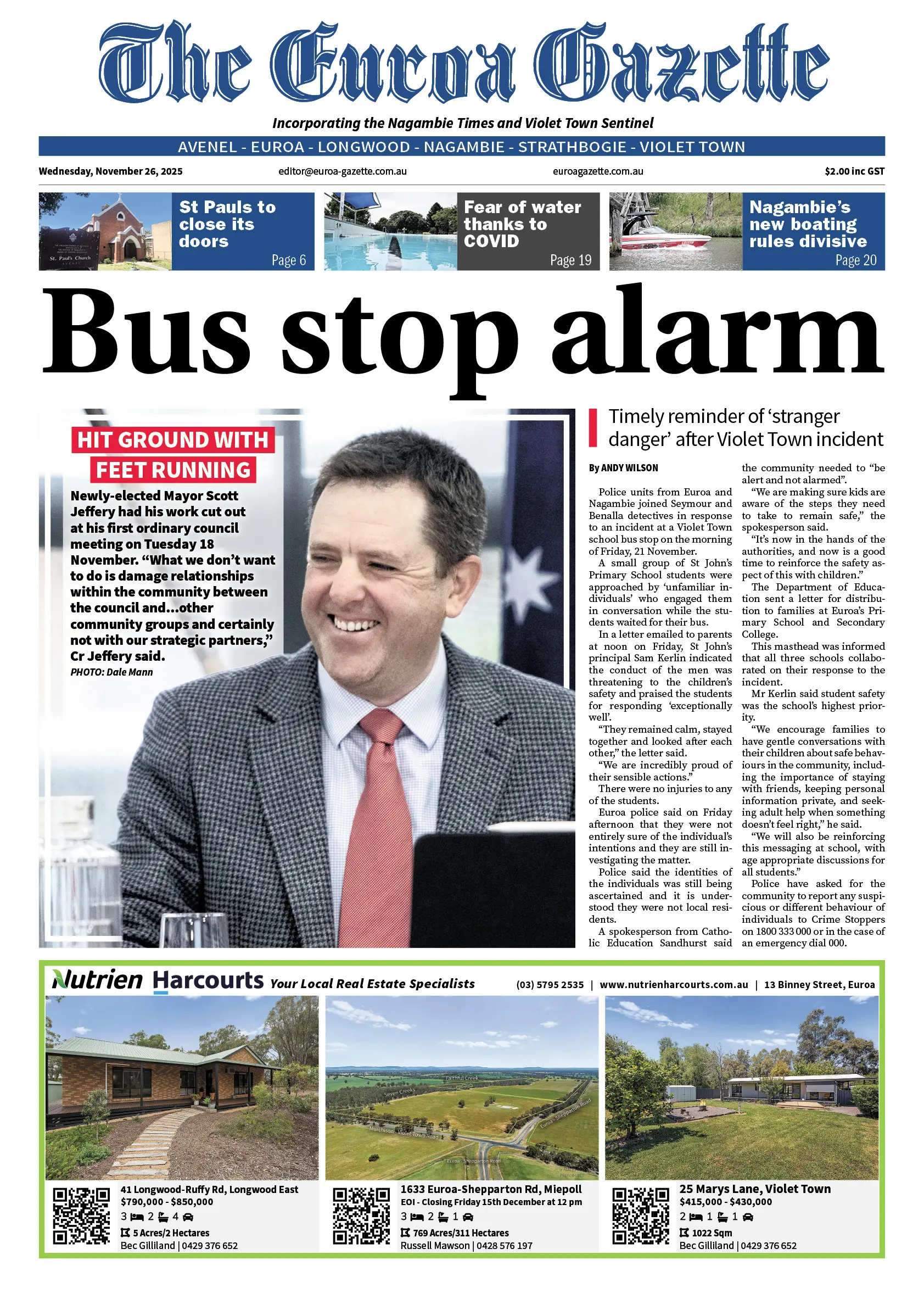 Euroa Gazette, Wednesday, November 26, 2025