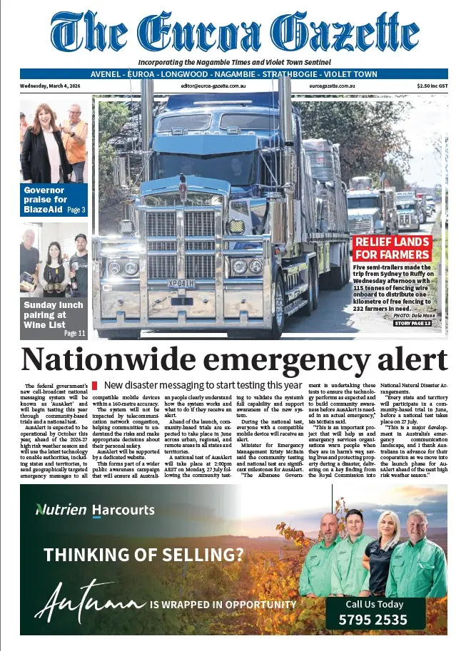 Euroa Gazette - Wednesday, March 4, 2026