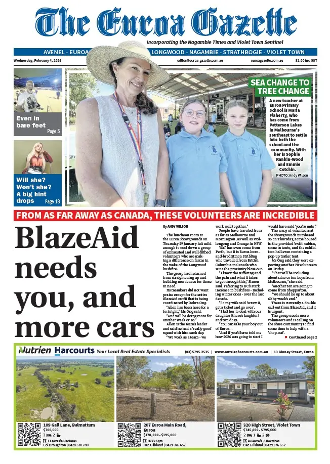 Euroa Gaztte - Wednesday, February 4, 2026