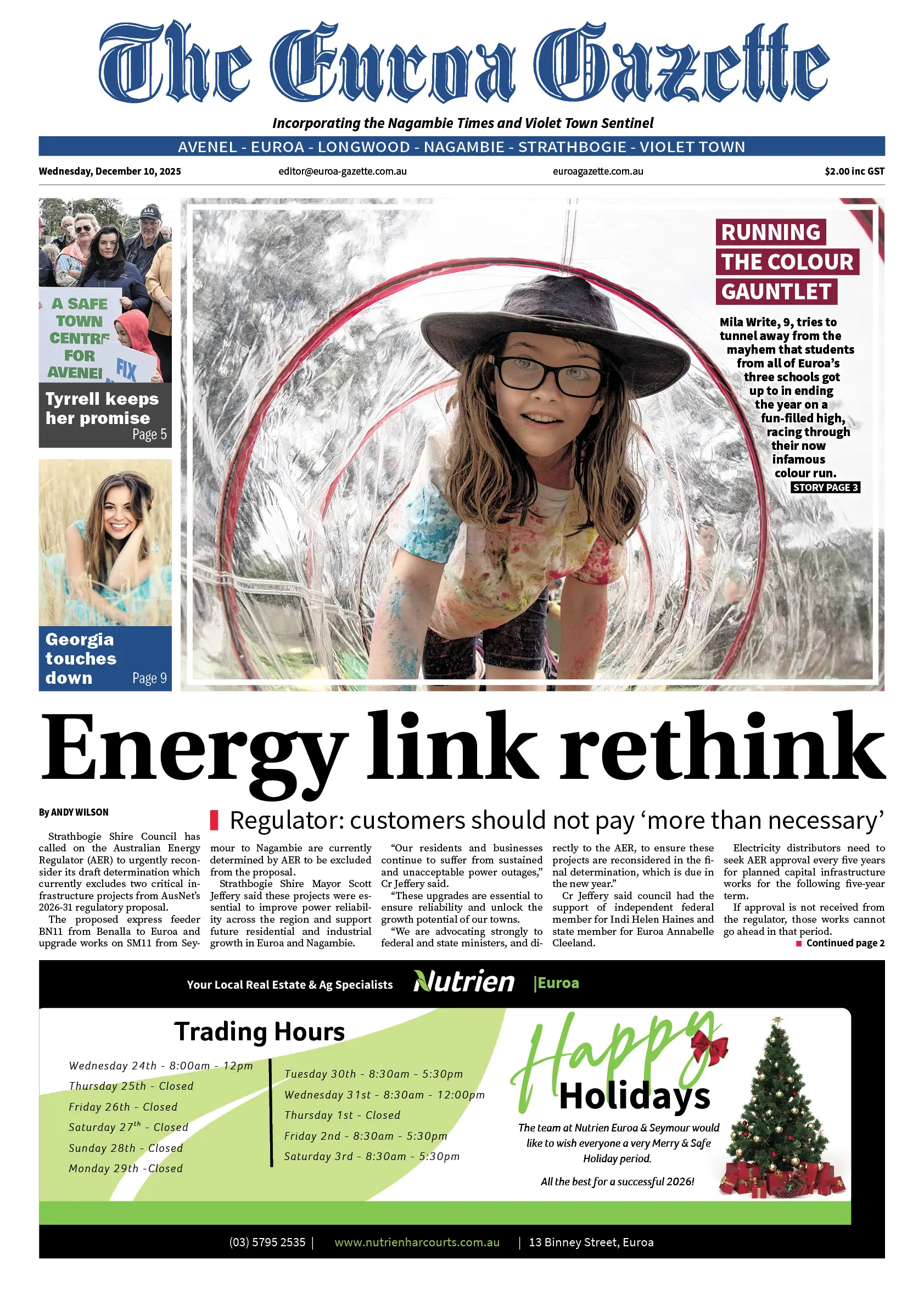 Euroa Gazette, Wednesday, December 10, 2025