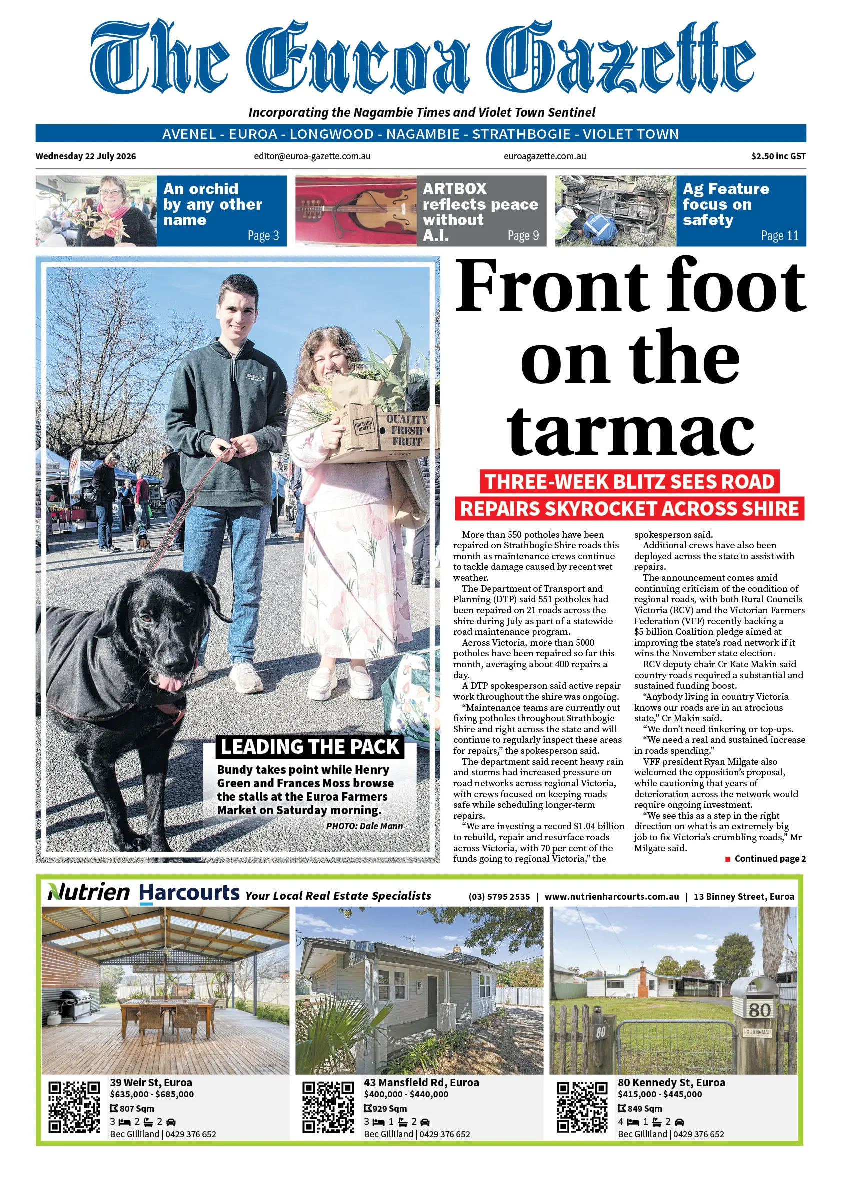 Euroa Gazette, Wednesday 22 July 2026