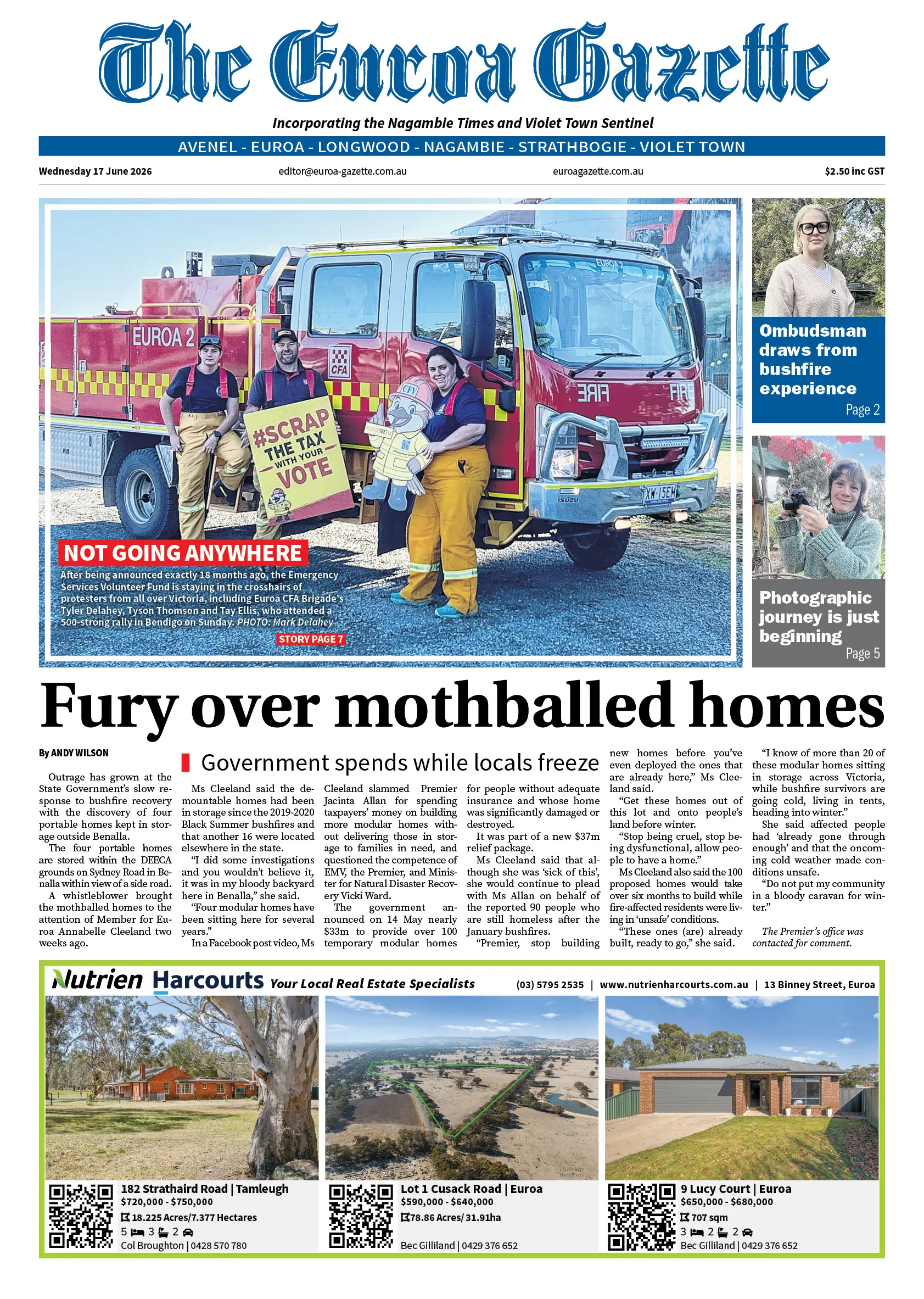 Euroa Gazette, Wednesday 17 June 2026